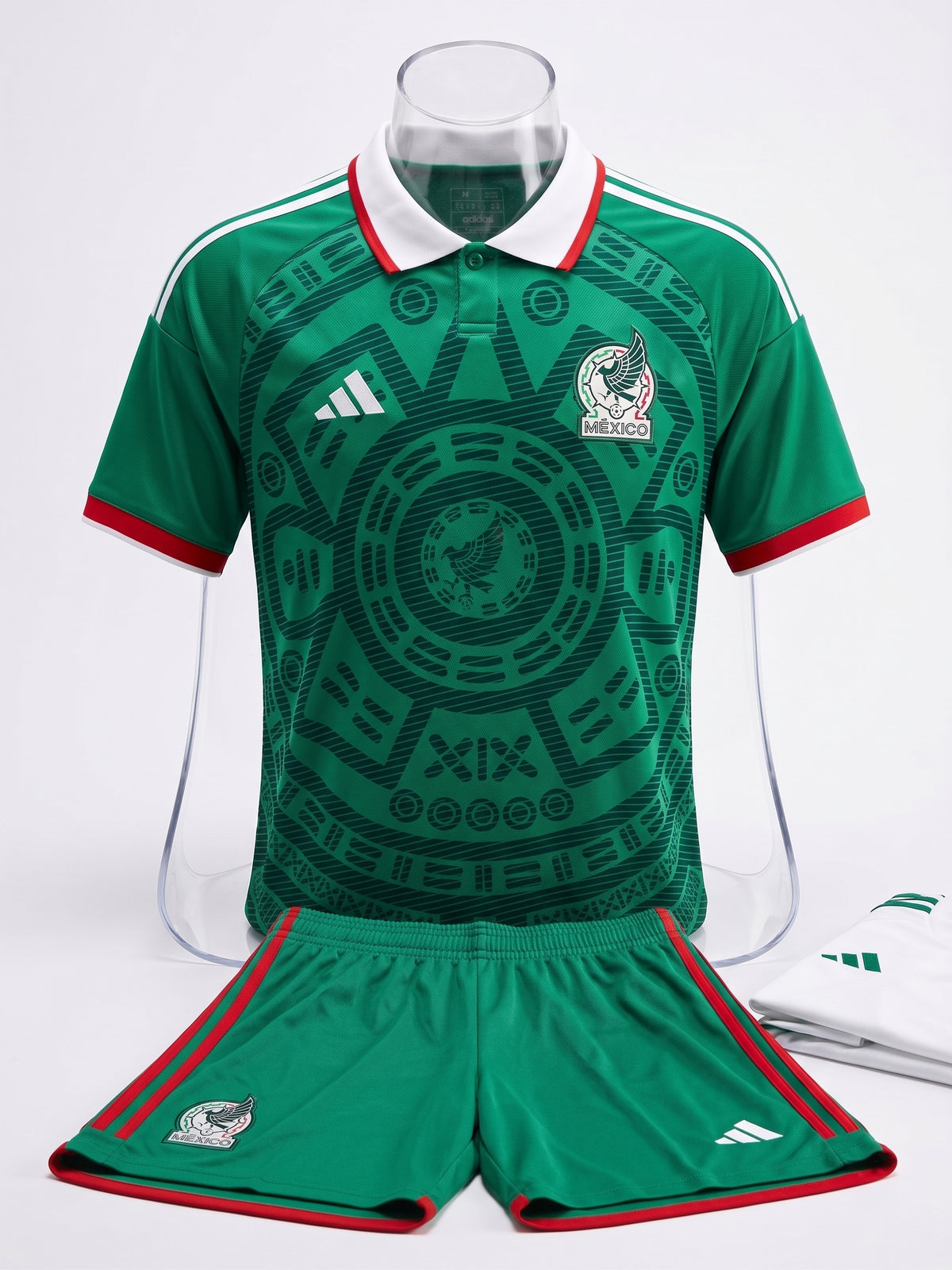 Jersey de Fútbol Verde - Edición Calendario Azteca (Nuevos)
