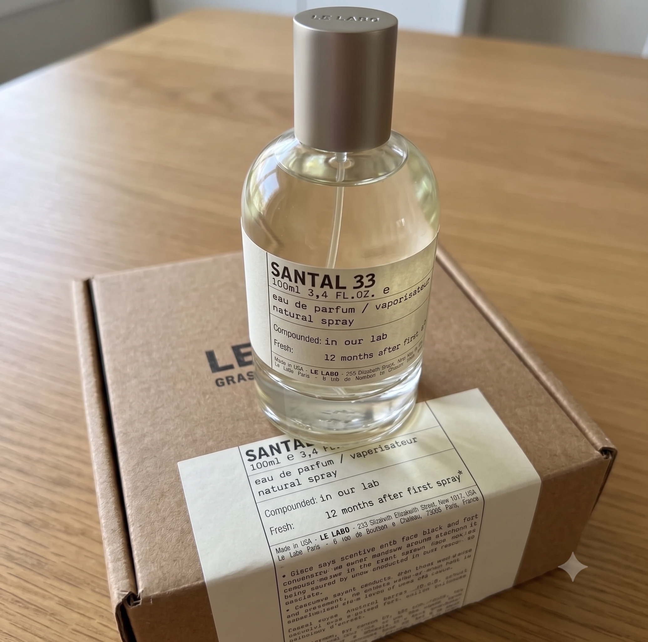 Perfume Le Labo Santal 33 EDP 100ml